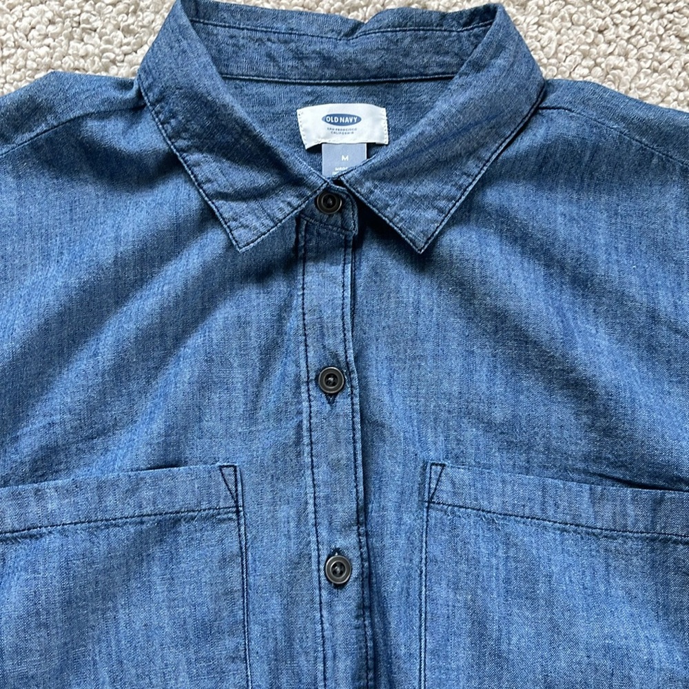 NWT! Old Navy Chambray Romper - Picture 7 of 10